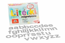 Alfabet Magnetyczny 5 cm - małe litery w kolorze szarym