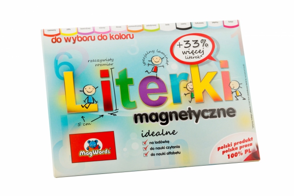 Alfabet Magnetyczny 5 cm - małe litery w kolorze seledynowym